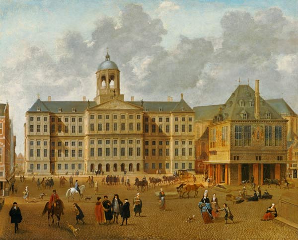 The Town Hall On The Dam, Amsterdam von Isaac van Nickele