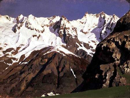 Mont Blanc Mountains von Isaak Iljitsch Lewitan