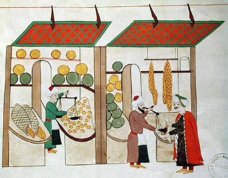 Ms.1671 Two Fruit Shops von Islamic School