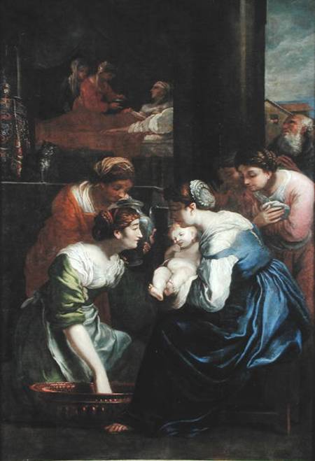 The Birth of the Virgin von Scuola pittorica italiana