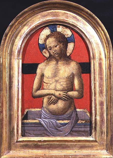 Christ, centre of a triptych von Scuola pittorica italiana