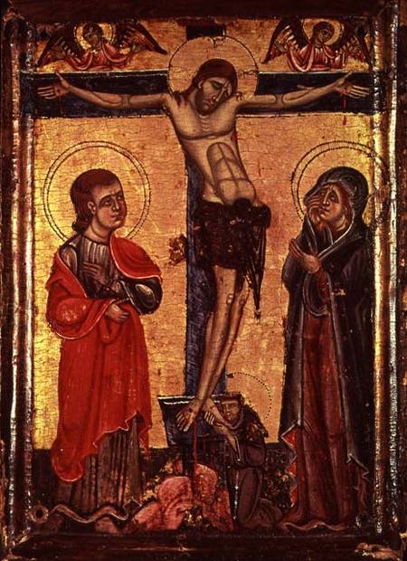 The Crucifixion von Scuola pittorica italiana