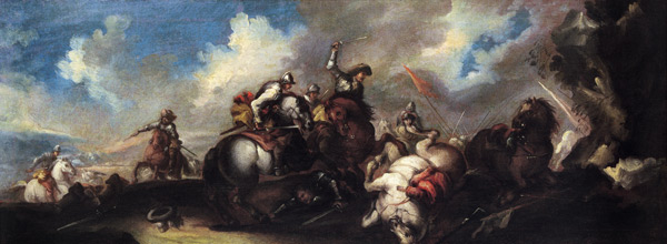The Battle of the Cavaliers von Scuola pittorica italiana