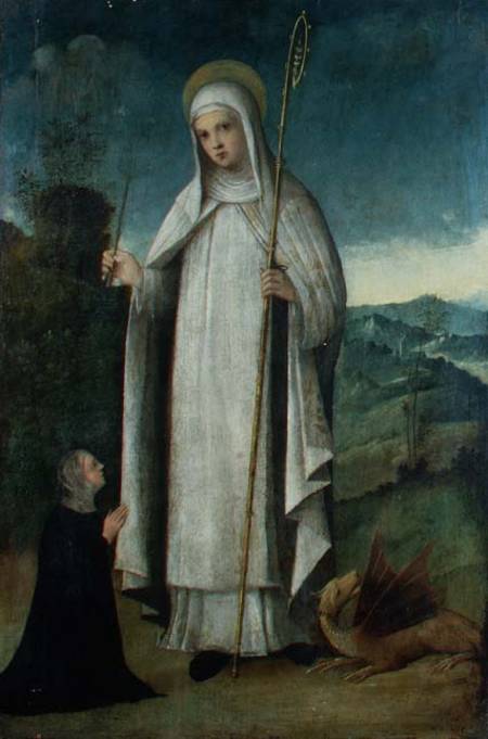 St. Margaret von Scuola pittorica italiana
