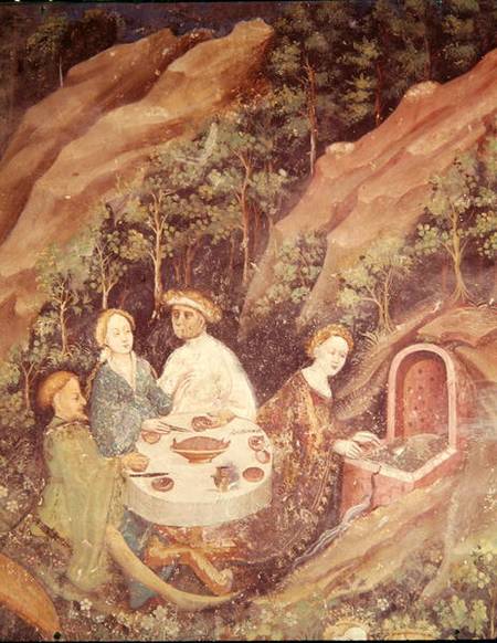 The Month of May, detail of a picnic von Scuola pittorica italiana