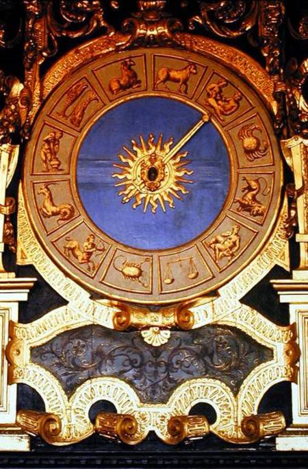 Orologio Zodicale (Zodiac Clock) von Scuola pittorica italiana