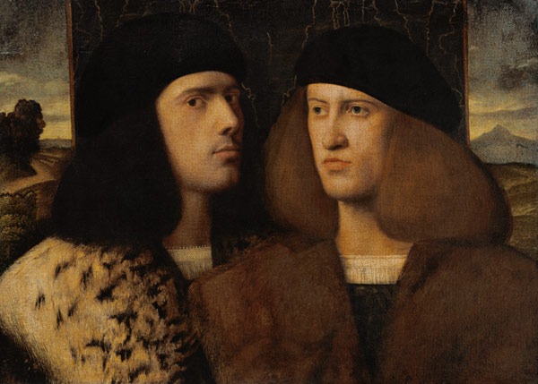 Portrait of Two Young Men von Scuola pittorica italiana