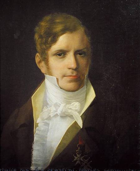Portrait of Gaspare Spontini (1774-1851) von Scuola pittorica italiana