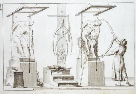 A Sculptor's Studio von Scuola pittorica italiana