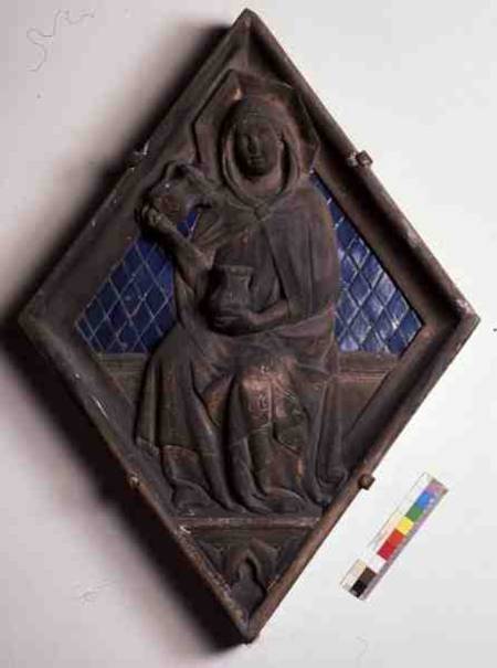 Temperance, relief tile from the Campanile von Scuola pittorica italiana