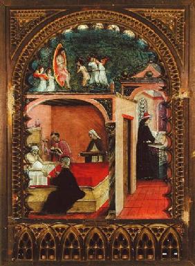 St. Jerome in his Cell and the Dream of St. Jerome c.1450