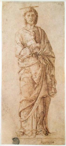 St. John the Evangelist attributed to either Giovanni Bellini (c.1430-1516) or Andrea Mantegna (1430  c.1430-15