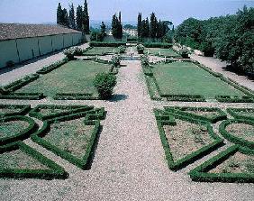 Landscaped gardens to the west of the villa (photo) 1881