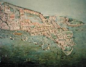 Perspective plan of Venice  (detail of 222923)