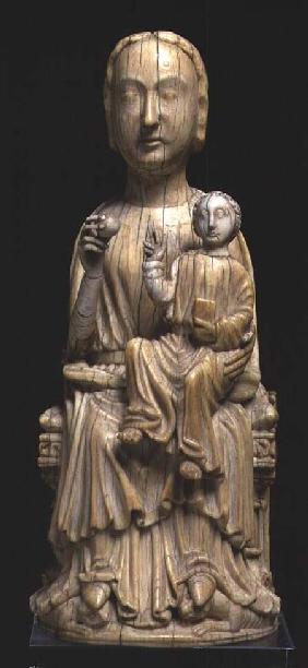 Virgin and Child, statuette late 12th