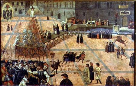 The Torture of Savonarola (1452-98) von Scuola pittorica italiana