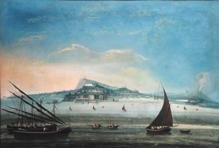 View of Naples von Scuola pittorica italiana