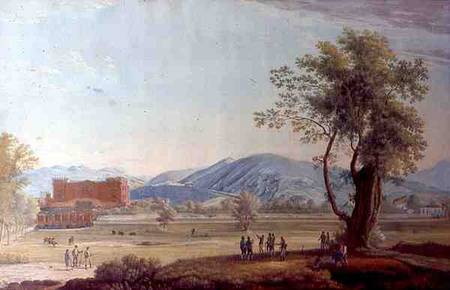 View of the Villa and Park von Scuola pittorica italiana