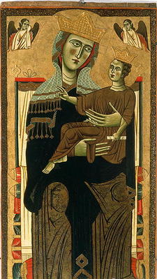 Madonna and Child (tempera on panel) von Italian School, (13th century)