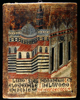 Siena Cathedral (oil on panel) von Italian School, (14th century)