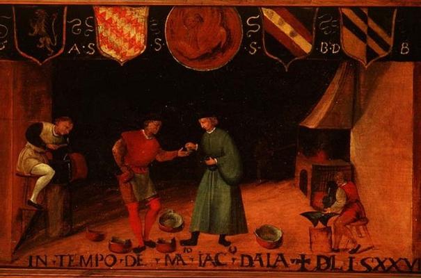 The Cauldron Makers von Italian School, (16th century)