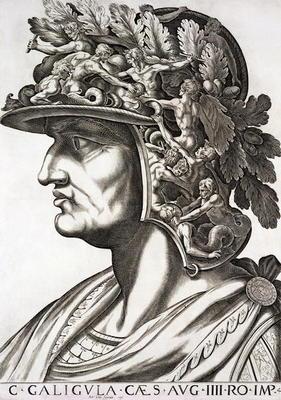 Caligula Caesar (12-41 AD), 1596 (engraving) 18th