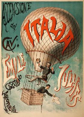 Emile Julhes, Aeronaut c.1890