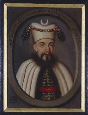 Porträt von Ottoman Sultan, Suleiman.
