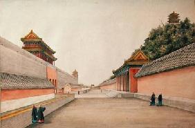 The Imperial Palace in Peking, from a collection of Chinese Sketches 1804-06  o