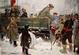 Verhaftung von Generälen während der Revolution im Februar 1917