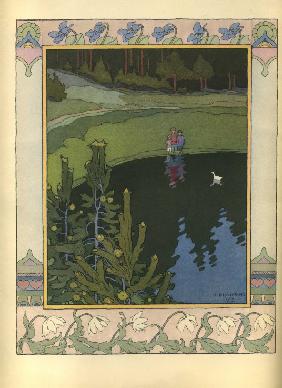Illustration zum Märchen Die weiße Ente 1902