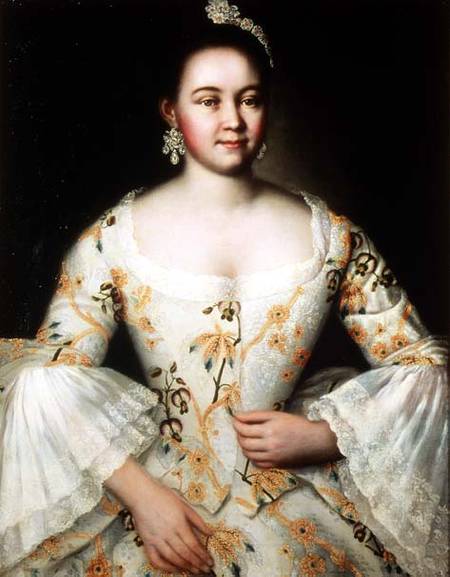 Portrait of the wife of Mikhail Yakovlev von Ivan Yakovlevich Vishnyakov