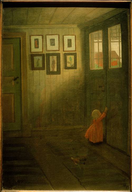 Das Mädchen an der Türe von Ivar Axel Henrik Arosenius