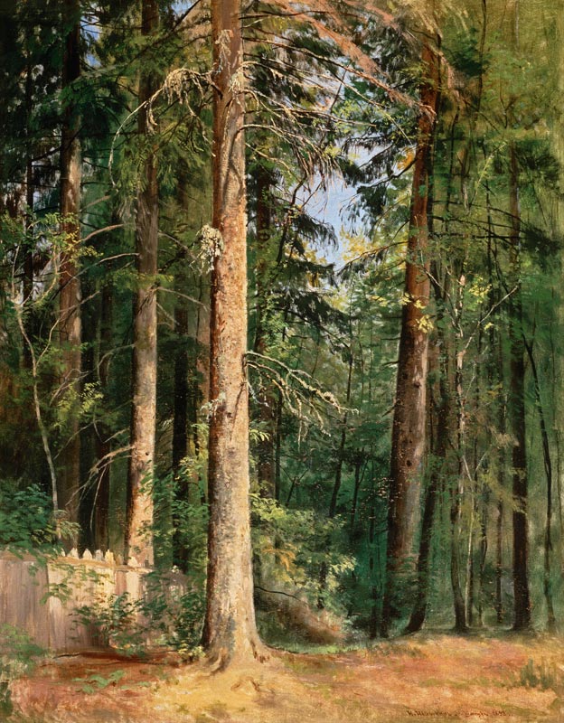 Forest von Iwan Iwanowitsch Schischkin