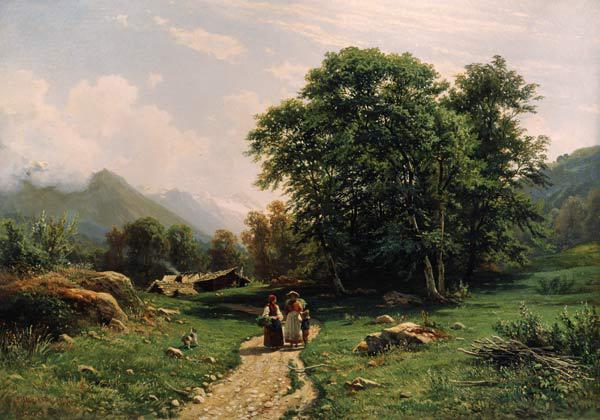 Ansicht in der Schweiz 1866