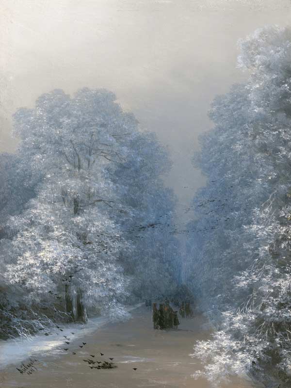 Winterlandschaft von Iwan Konstantinowitsch Aiwasowski