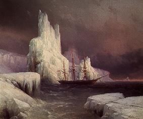 Eisberge von Iwan Konstantinowitsch Aiwasowski