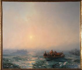 Eisgang auf dem Dnjepr 1872