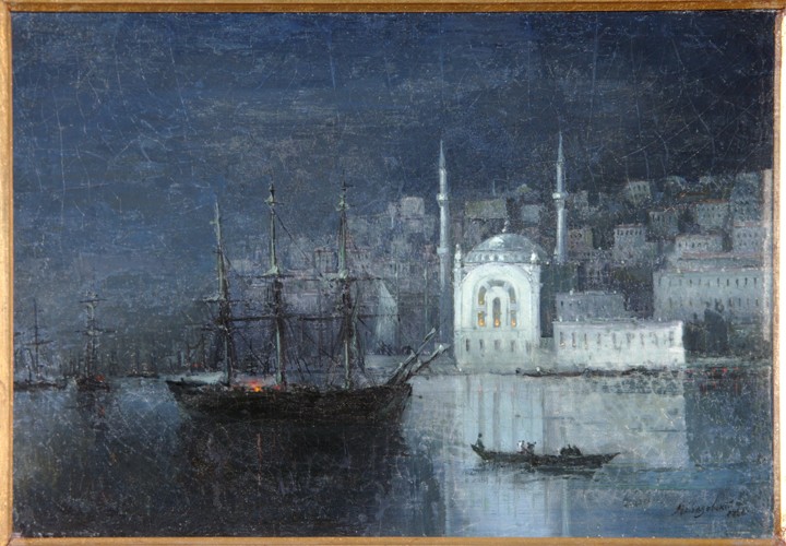 Konstantinopel bei Nacht von Iwan Konstantinowitsch Aiwasowski