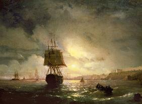 Im Hafen von Odessa. 1852