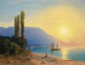 Sonnenuntergang in Jalta 1861