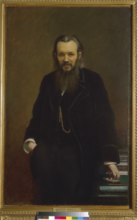 Porträt von Verleger und Publizist Alexei Sergejewitsch Suworin (1834-1912) von Iwan Nikolajewitsch Kramskoi