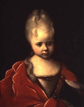 Portrait of Grand Duchess Yelizaveta Petrovna as a Child c.1712-13