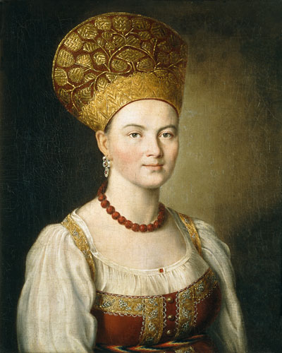 Peasant Woman in Russian Costume von Ivan Petrowitsch Argunov