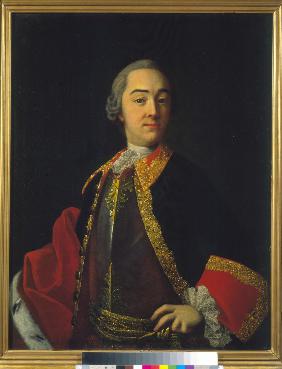 Porträt von Fürst Iwan Iwanowitsch Lobanow-Rostowski (1731-1791)