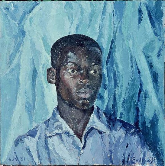 Etienne, Haiti, 1962 (oil on board)  von Izabella  Godlewska de Aranda