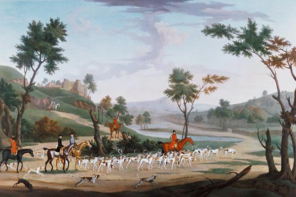Hunting Scene on the Gallop von J. Francis Sartorius