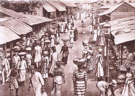Freetown, von MacMillan Schulplakaten, c.1950-60s 0