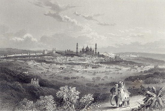 Delhi; engraved by Edward Paxman Brandard (1819-98) c.1860 von J Ramage