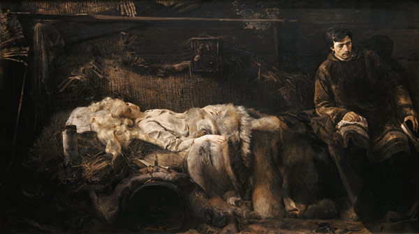 Elenai's Tod (Smierc Elenai) von Jacek Malczewski